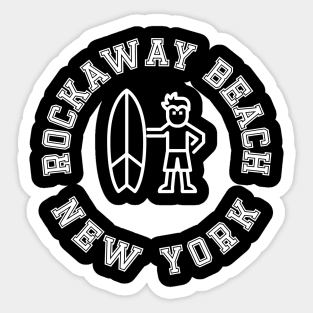 Rockaway Beach (Dark Colors) Sticker